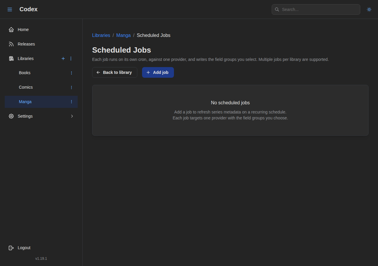 Scheduled Jobs, Empty