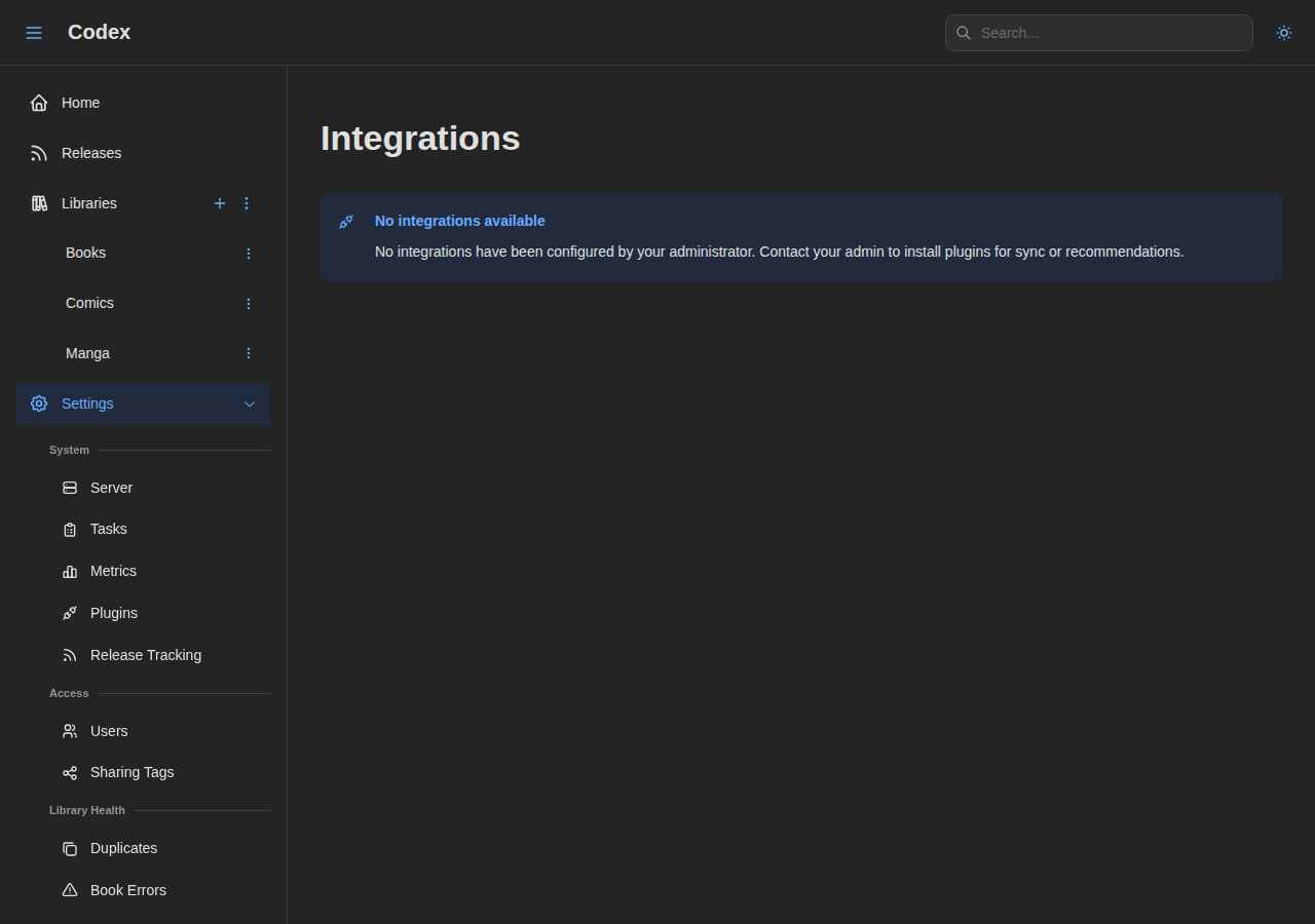User Integrations